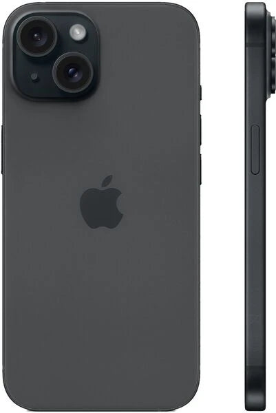 iPhone 15 128 GB | Dual-SIM (eSIM, Nano-SIM) | black