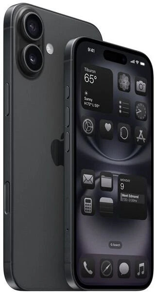 iPhone 16 128 GB | Dual-SIM (eSIM, Nano-SIM) | black